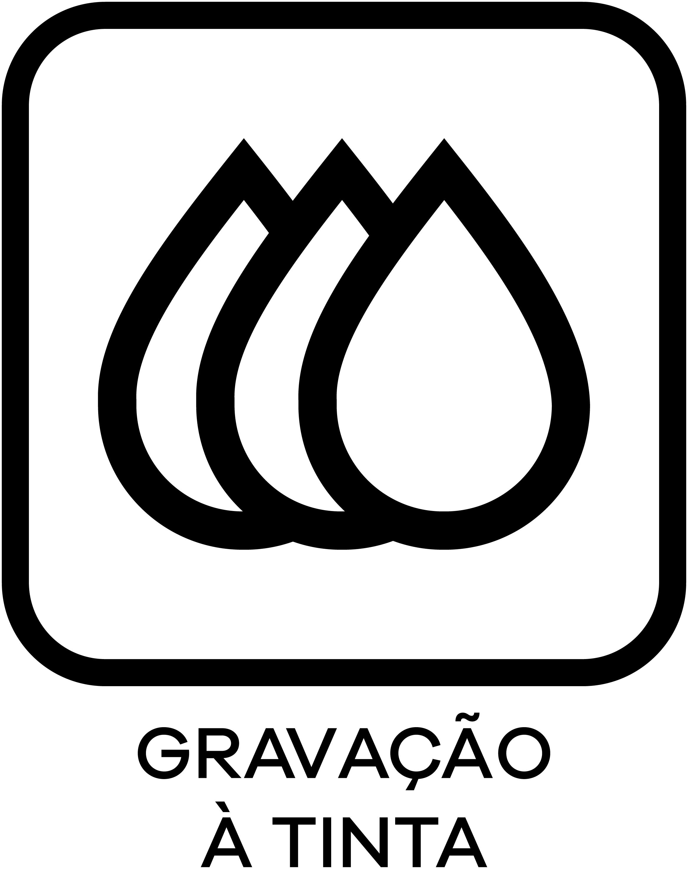 Gravação à tinta